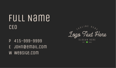 Hipster Diamond Wordmark Business Card Image Preview