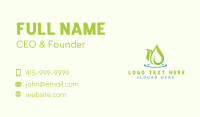 Natural Leaf Spa Business Card Image Preview
