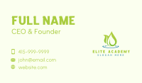 Natural Leaf Spa Business Card Image Preview