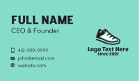 Hiking Sporty Sneakers  Business Card Image Preview