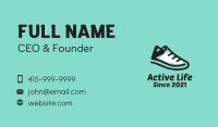 Hiking Sporty Sneakers  Business Card Image Preview