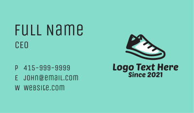 Hiking Sporty Sneakers  Business Card