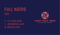 Abstract Cross Pharmacy Business Card Image Preview