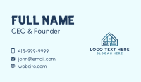 Geometric Roof House Business Card Design