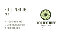 Green FLower Business Card Image Preview