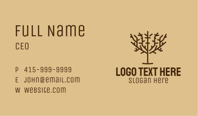 Brown Tree Park  Business Card Image Preview