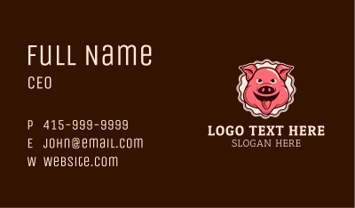 Hog Farm Breeder Business Card Image Preview