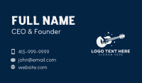 Acoustic Guitar Store Business Card Preview