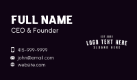 Generic Classic Hipster  Business Card Image Preview