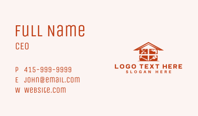 Home Construction Tools Business Card Image Preview