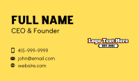 School Varsity Wordmark Business Card Image Preview