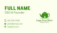 Green Teapot House Business Card Image Preview