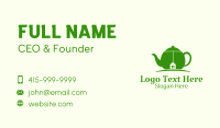 Green Teapot House Business Card Design