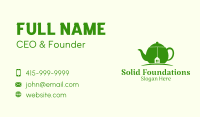 Green Teapot House Business Card Image Preview