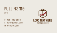 Abstract Wine Corkscrew Business Card Image Preview
