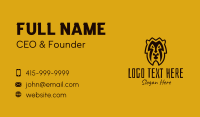 Tribal Lion Head Business Card Image Preview