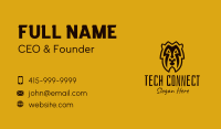 Tribal Lion Head Business Card Image Preview