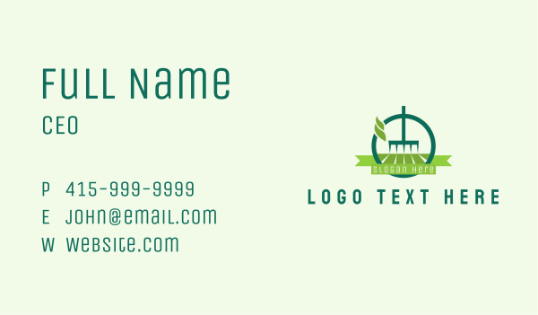 Lawn Care Badge Business Card Design Image Preview