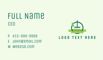Lawn Care Badge Business Card Image Preview