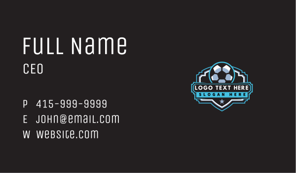 Soccer Football Sports Business Card Design Image Preview