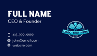 Tournament Paddle League Business Card Preview