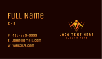 Lightning Voltage Human Business Card Image Preview