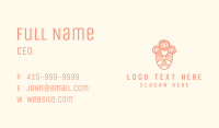 Feminine Rose Wellness Business Card Image Preview