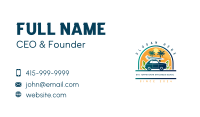 Surfer Tourist Car Travel Business Card Image Preview