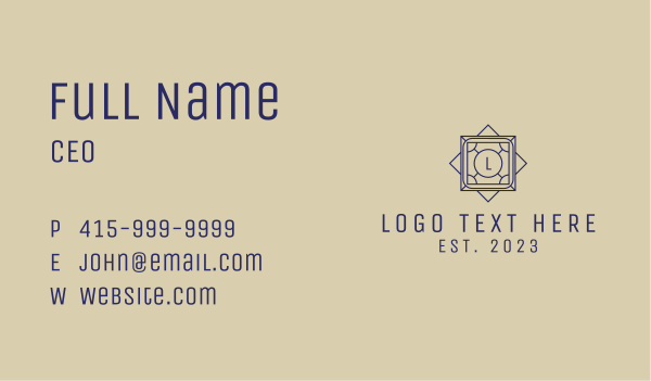 Home Interior Design Letter  Business Card Design Image Preview