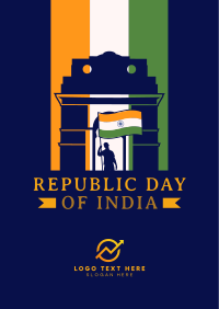 Republic Day of India Flyer Design