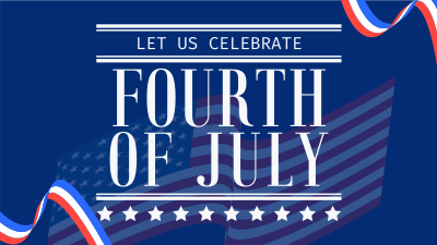 4th of July Greeting Facebook event cover Image Preview
