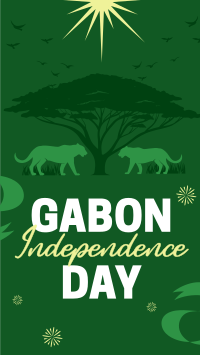 Gabon Independence Day Instagram reel Image Preview