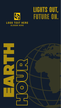 Earth Hour Movement Facebook Story Design