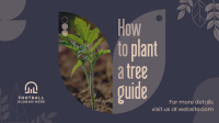 Plant Trees Guide Facebook Event Cover Design