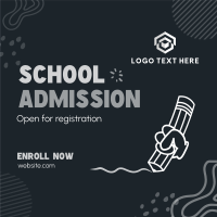 School Admission Instagram post Image Preview