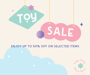 Cute Toys Sale Promo Facebook post Image Preview