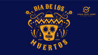 Mexican Skull Facebook Event Cover Design