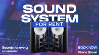 Modern Sound System Rent Animation Preview