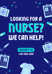 Nurse Job Vacancy Poster Image Preview