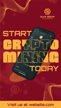 Cryptocurrency Mining Market Instagram Reel Image Preview