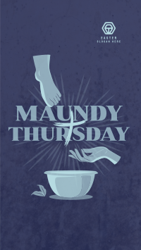 Maundy Thursday Cleansing Instagram Reel Image Preview