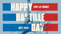 Bastille Day Facebook Event Cover Design