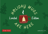 Holiday Mug Postcard Design