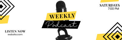 Weekly Podcast Twitter header (cover) Image Preview