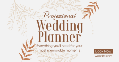 Wedding Planner Services Facebook ad Image Preview
