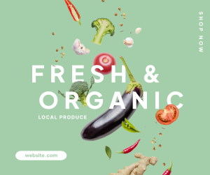 Organic Fresh Facebook post Image Preview