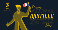 Hey Hey It's Bastille Day Facebook ad Image Preview