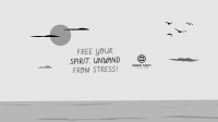 Unwind From Stress YouTube Banner Design